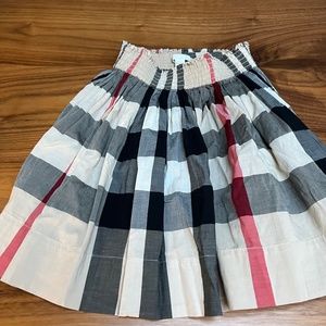 Burberry Swirl Skirt - Youth Size 12 - Elastic waist, classic Burberry plaid
